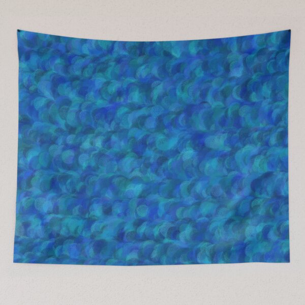 Item preview, Abstract Blue Green Pattern designed and sold by ArtbyDebbieC.