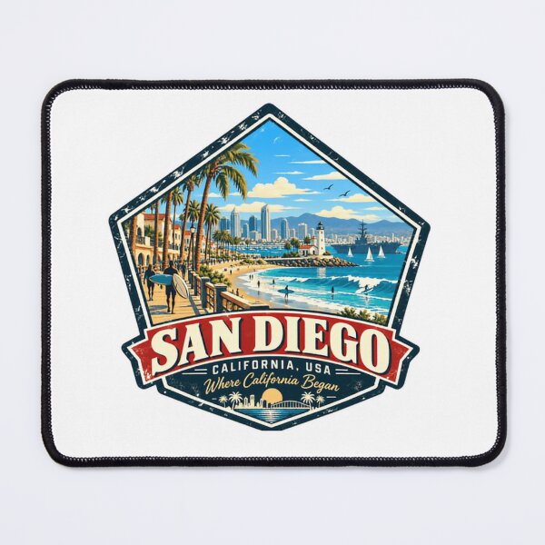 Item preview, San Diego California USA Where California Began Local Tourist Travel Destination designed and sold by RetroMini2026.