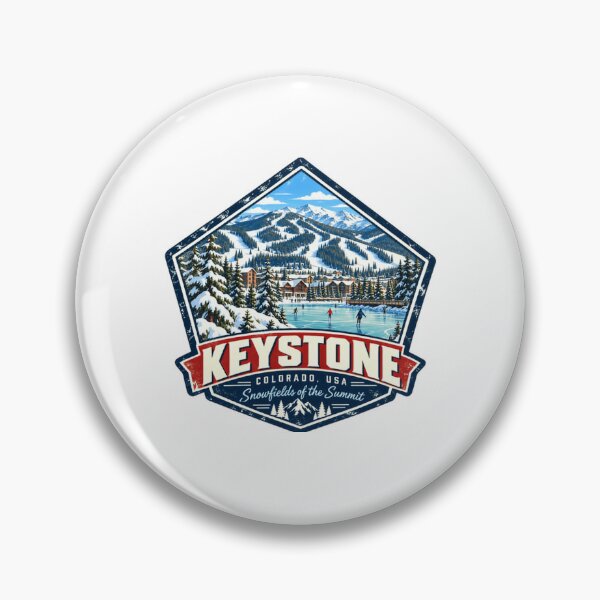 Item preview, Keystone Colorado USA Snowfields Of The Summit Skiing Snowboarding Mountain Vacation designed and sold by RetroMini2026.