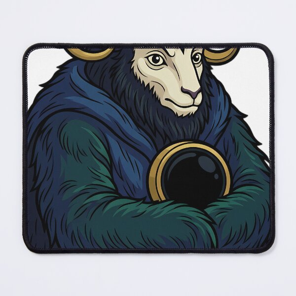 Item preview, Krampus with a Black Glass Orb - Black Christmas Emblem designed and sold by IllumeInk.