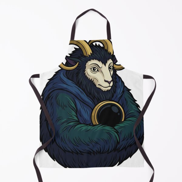Artikelvorschau, Krampus mit schwarzer Glaskugel – Schwarzes Weihnachtsemblem entworfen und verkauft von IllumeInk.