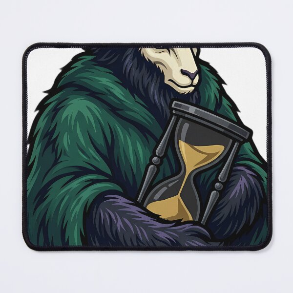 Item preview, Krampus with a Heavy Hourglass - Gothmas Dark Christmas Emblem designed and sold by IllumeInk.
