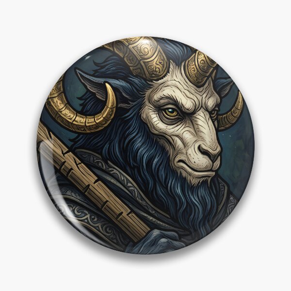 Item preview, Krampus with a Carved Tally Stick - Naughty List Emblem designed and sold by IllumeInk.