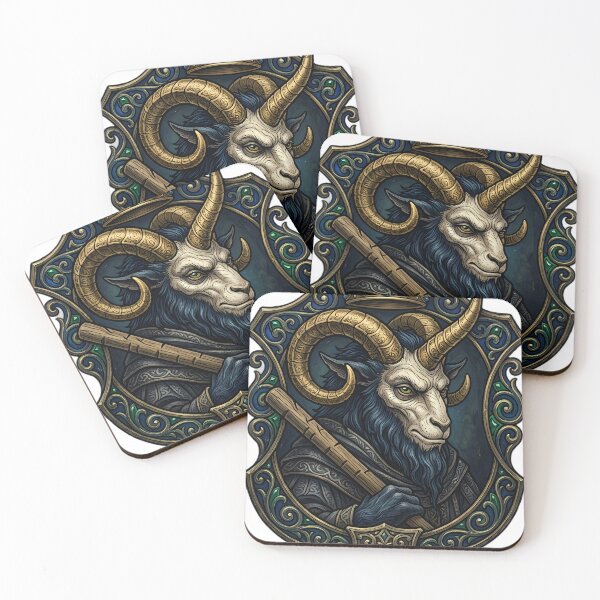 Item preview, Krampus with a Carved Tally Stick - Naughty List Emblem designed and sold by IllumeInk.