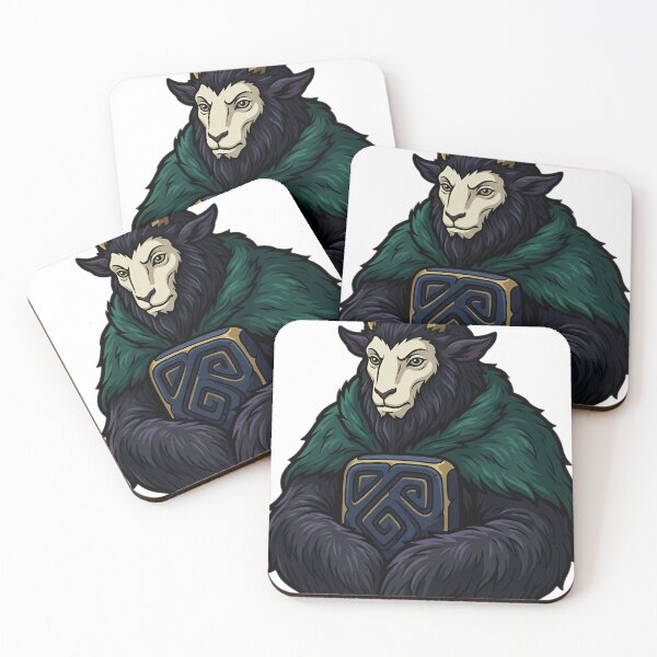 Item preview, Krampus with a Carved Black Stone - Gothmas Dark Christmas Emblem designed and sold by IllumeInk.