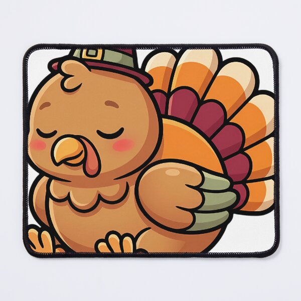 Item preview, Cute Sleepy Thanksgiving Turkey Curled up Asleep designed and sold by pumsquare.