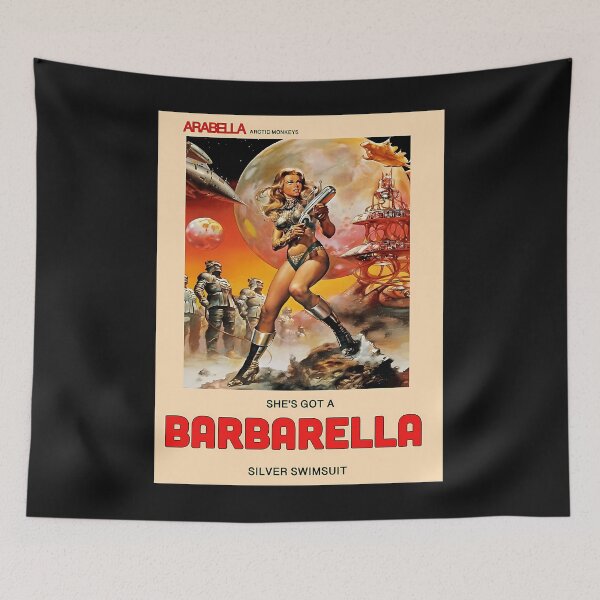 Item preview, She'S Got A Barbarella Silver Swim Suit Arabella designed and sold by DonaldPutna.