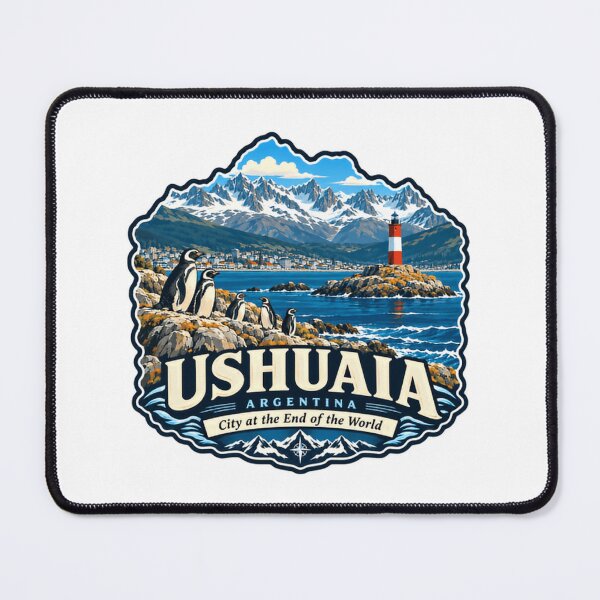 Item preview, Ushuaia Argentina City At The End Of The World Travel Souvenir Explorer designed and sold by NeedForParks.