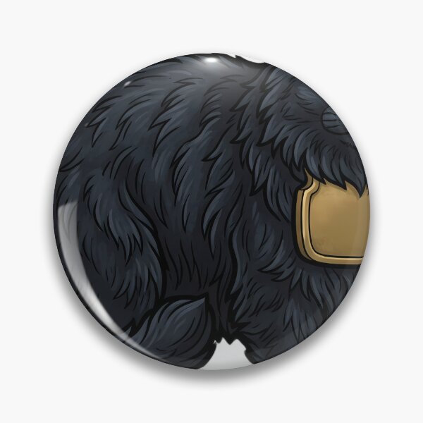 Item preview, Yule Cat with a Gold Chest Plaque - Dark Christmas Emblem designed and sold by IllumeInk.
