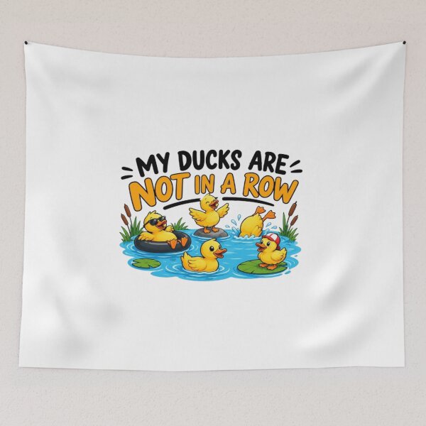 Item preview, My Ducks Are Not In A Row Funny Duck   designed and sold by Obinne.