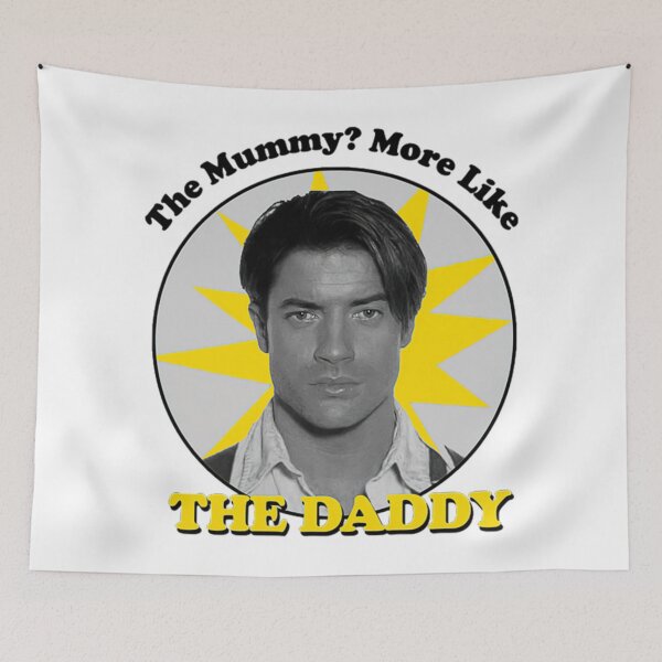 Item preview, The Mummy Brendan Fraser Gift Fan designed and sold by campntanozorar.