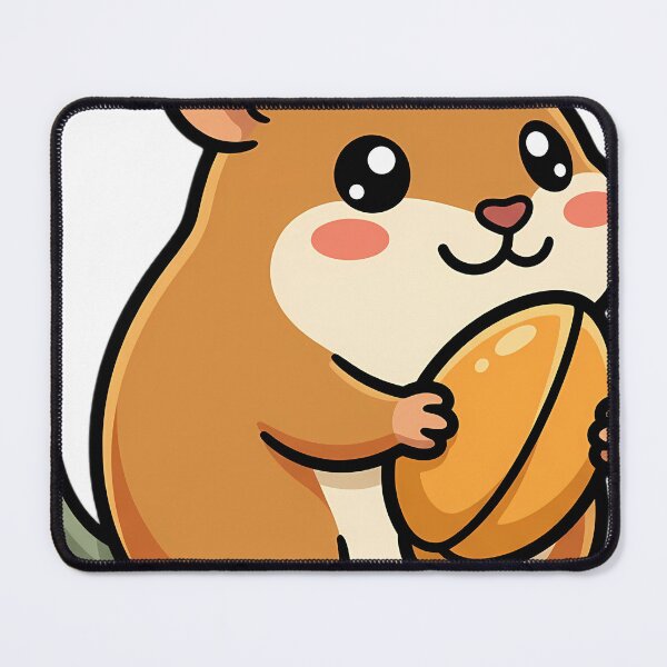Item preview, Cute Harvest Field Mouse Holding a Grain of Wheat designed and sold by pumsquare.