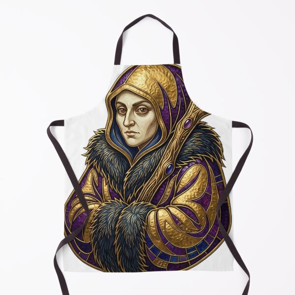 Artikelvorschau, Winterhexe mit dickem, knorrigem Stab – Schwarzes Weihnachtsemblem entworfen und verkauft von IllumeInk.