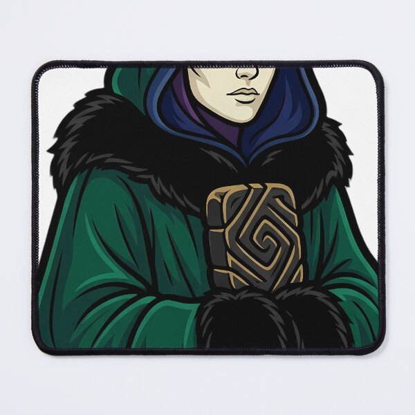 Item preview, Winter Witch with a Carved Black Stone - Black Christmas Emblem designed and sold by IllumeInk.