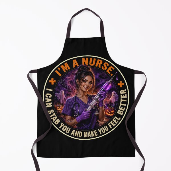 Item preview, Funny Nurse Halloween Stab Syringe Realistic Aesthetic designed and sold by BeardWave.