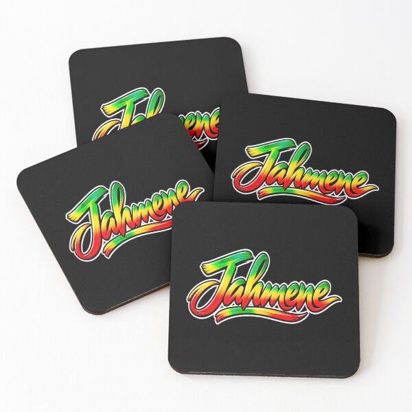 Item preview, Jahmene - Rasta Brush Script Lettering designed and sold by Cultural Breeze.