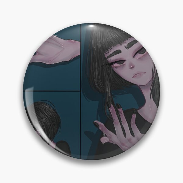 Item preview, Moody Doomer Girl Dark Grunge Anime Comic Art designed and sold by Jojderyalees.
