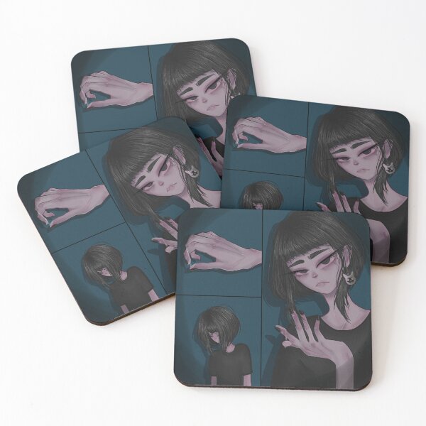 Item preview, Moody Doomer Girl Dark Grunge Anime Comic Art designed and sold by Jojderyalees.