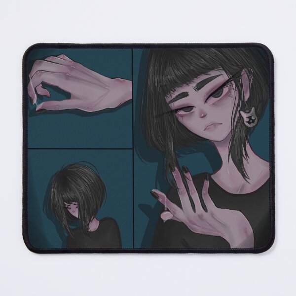 Item preview, Moody Doomer Girl Dark Grunge Anime Comic Art designed and sold by Jojderyalees.