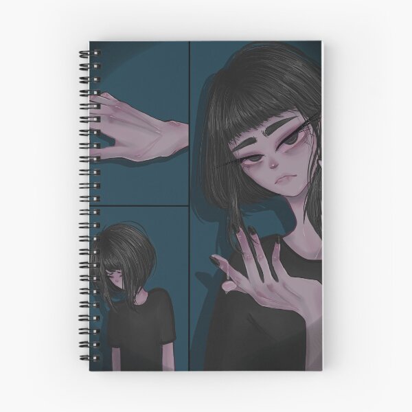 Artikelvorschau, Düsteres Doomer-Girl, Dark Grunge, Anime-Comic-Kunst entworfen und verkauft von Jojderyalees.