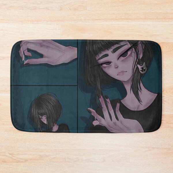 Item preview, Moody Doomer Girl Dark Grunge Anime Comic Art designed and sold by Jojderyalees.