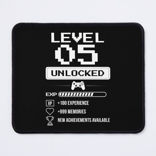 Item preview, Level 5 Unlocked birthday gift designed and sold by NumbersFort.