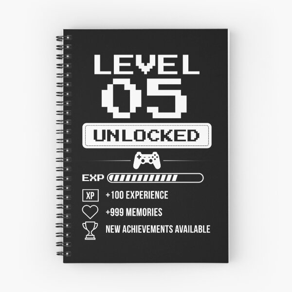 Item preview, Level 5 Unlocked birthday gift designed and sold by NumbersFort.