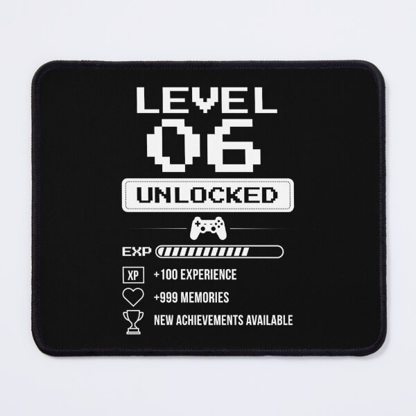 Item preview, Level 6 Unlocked birthday gift designed and sold by NumbersFort.