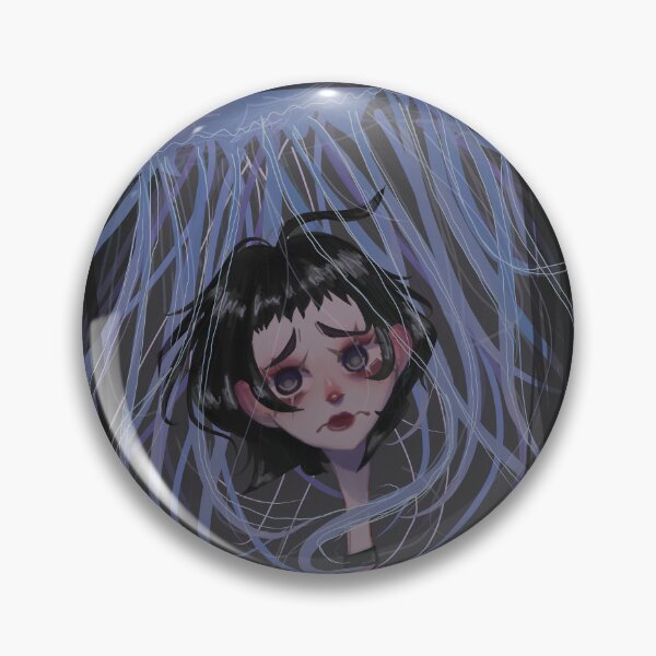 Item preview, Moody Goth Girl Jellyfish Rain Dark Surrealism Art designed and sold by Jojderyalees.
