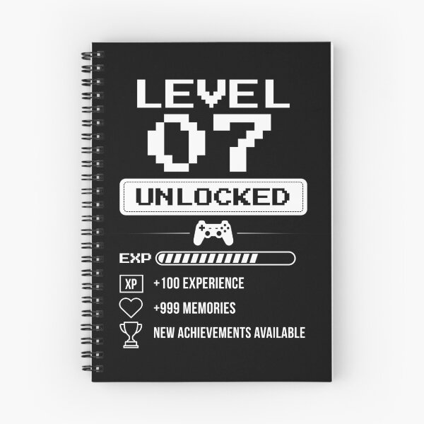 Item preview, Level 7 Unlocked birthday gift designed and sold by NumbersFort.