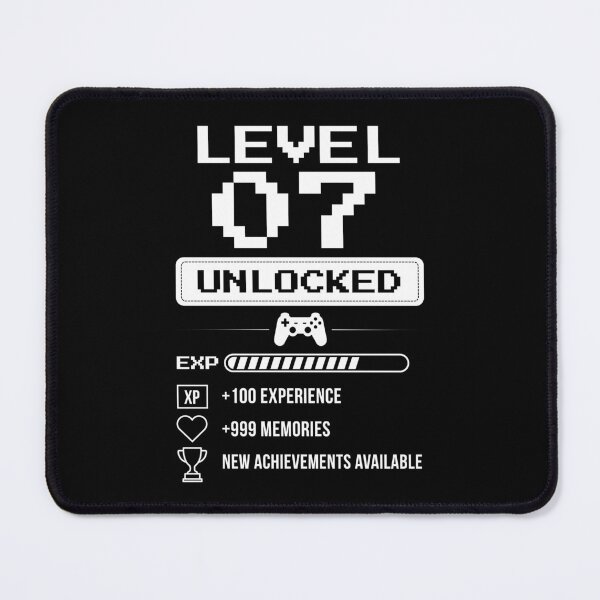 Item preview, Level 7 Unlocked birthday gift designed and sold by NumbersFort.