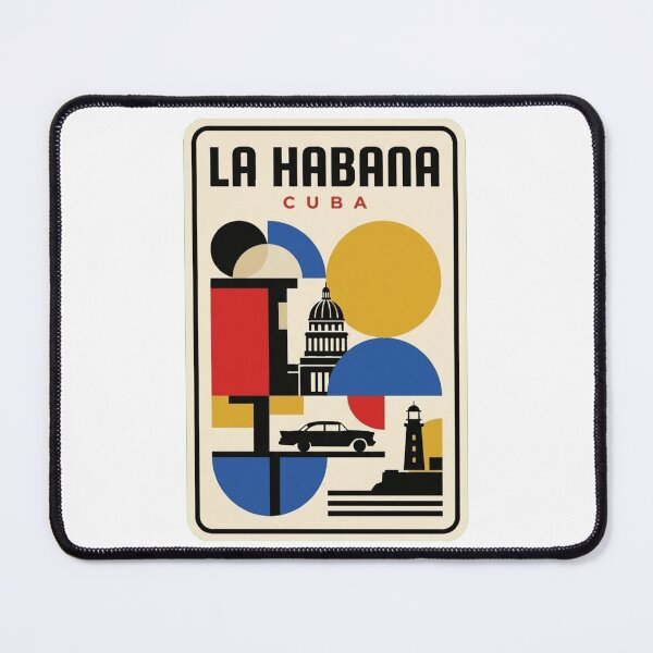 Item preview, Retro La Habana Bauhaus Geometric Skyline designed and sold by k3rstman1.