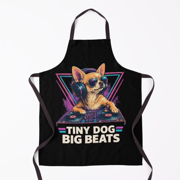 Item preview, Chihuahua DJ Retro Beats designed and sold by GrossrobertArts.
