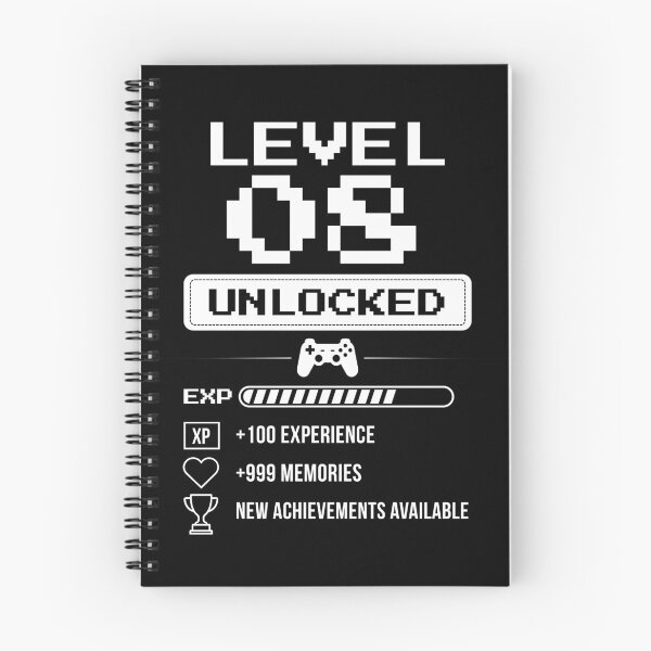 Item preview, Level 8 Unlocked birthday gift designed and sold by NumbersFort.
