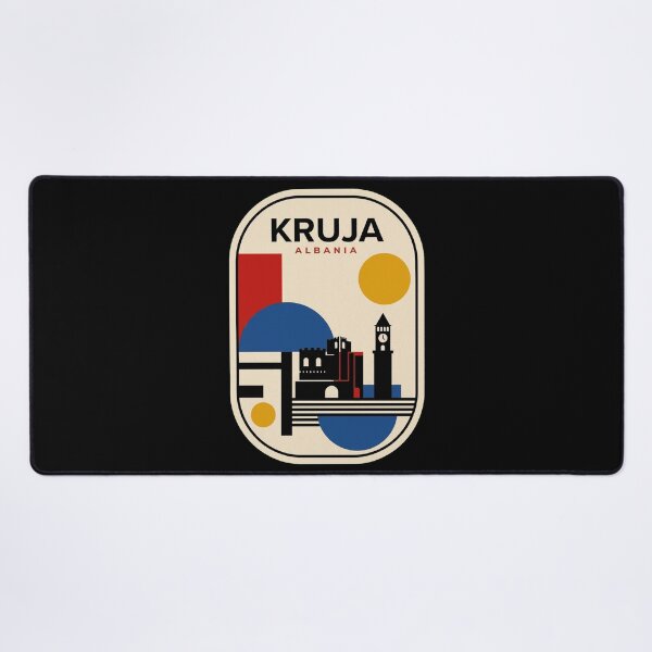 Item preview, Retro Kruja Bauhaus Geometric Skyline designed and sold by k3rstman1.