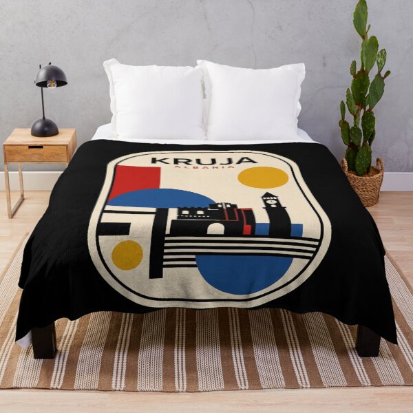 Artikelvorschau, Retro Kruja Bauhaus Geometrische Skyline entworfen und verkauft von k3rstman1.