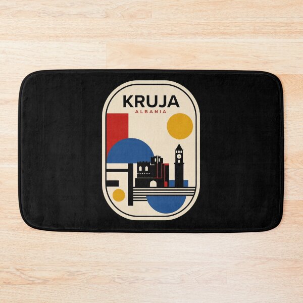 Item preview, Retro Kruja Bauhaus Geometric Skyline designed and sold by k3rstman1.