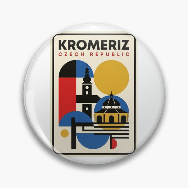 Item preview, Retro Kromeriz Bauhaus Geometric Skyline designed and sold by k3rstman1.