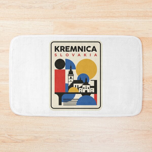 Item preview, Retro Kremnica Bauhaus Geometric Skyline designed and sold by k3rstman1.