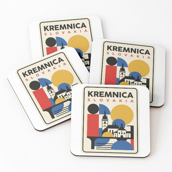 Item preview, Retro Kremnica Bauhaus Geometric Skyline designed and sold by k3rstman1.