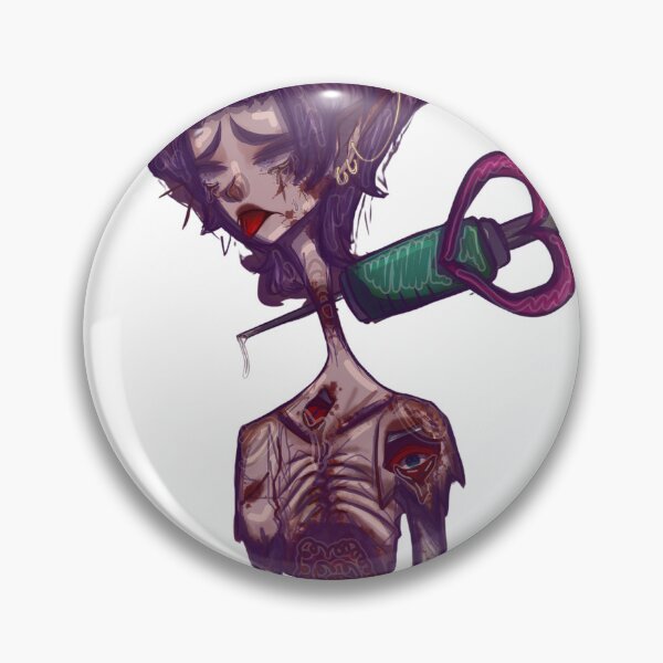 Item preview, Moody Zombie Girl Medical Syringe Dark Surrealism Art designed and sold by Jojderyalees.