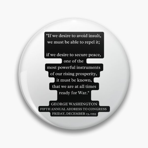Item preview, If We Desire To Avoid Insult We Must Be Able To Repel It designed and sold by sunnonoli.