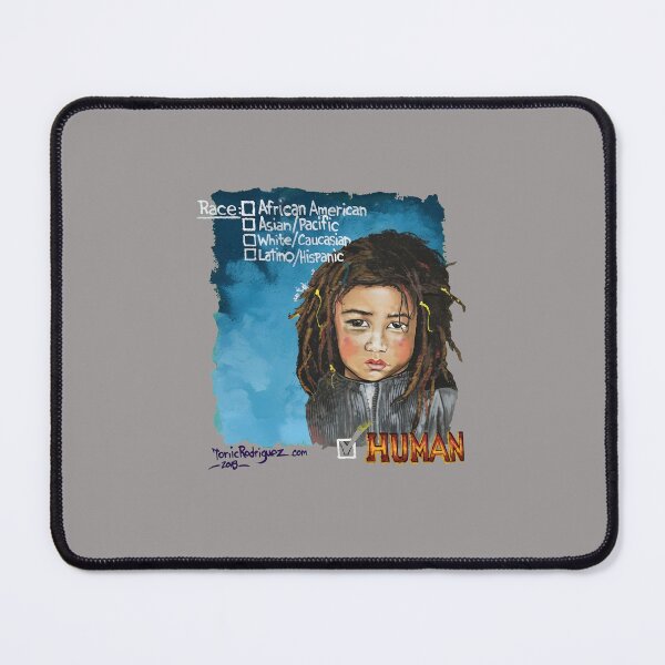 Item preview, HUMAN Checkbox Portrait Street Art Tee-68 designed and sold by HannaHartkorn.