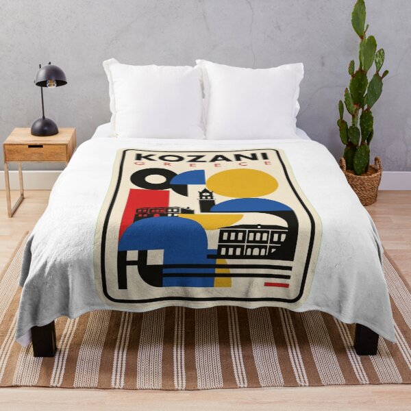 Item preview, Retro Kozani Bauhaus Geometric Skyline designed and sold by k3rstman1.