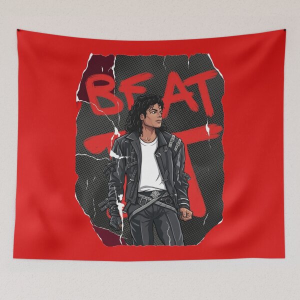 Aperçu de l'œuvre MJ Beat it - Roi de la Pop créée et vendue par The Art by Rossouw.
