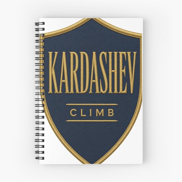 Item preview, Kardashev Climb - Navy Gold Energy Progress Shield designed and sold by The Freedom Forge.