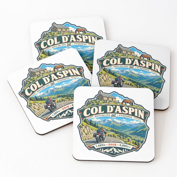 Item preview, Col D'Aspin Pyrenees Mountain Pass Cycling Motorcycling Route Des Cols designed and sold by NeedForParks.