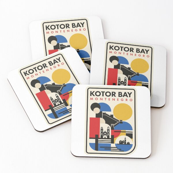 Item preview, Retro Kotor Bay Bauhaus Geometric Skyline designed and sold by k3rstman1.