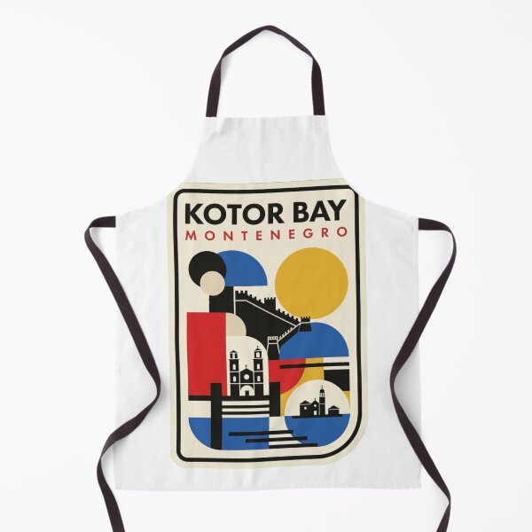 Item preview, Retro Kotor Bay Bauhaus Geometric Skyline designed and sold by k3rstman1.