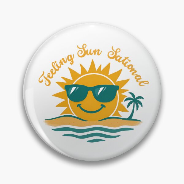 Item preview, “Feeling Sun-Sational” Quote: Cute Summer Sun With Sunglasses  designed and sold by MKTreasures.
